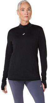 ASICS Road Winter Seamless Longsleeve Top Dames zwart/zwart