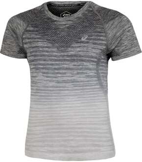 ASICS Seamless Hardloopshirt Dames-Wit,Grijs - M