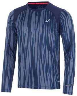 ASICS Seamless Hardloopshirt Heren-Donkerblauw