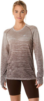 ASICS Seamless Longsleeve T-Shirt Dames beige - XL