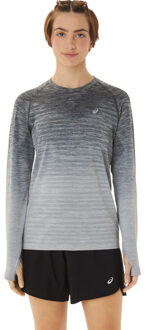 ASICS Seamless Longsleeve T-Shirt Dames wit/grijs - XL