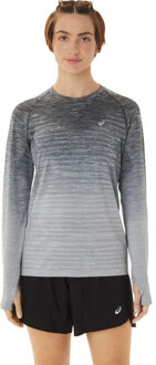 ASICS Seamless Longsleeve T-Shirt Dames wit/grijs - XL
