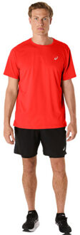 ASICS Shirt 2in1 Short Set Heren bordeaux