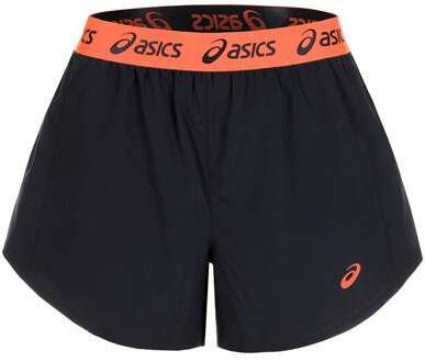 ASICS Shorts Dames-Donkerblauw,Koraal - XS