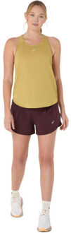 ASICS Singlet Short Set Dames oranje