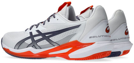 ASICS solution speed ff 3 clay gravel tennis schoen heren - Wit - 44