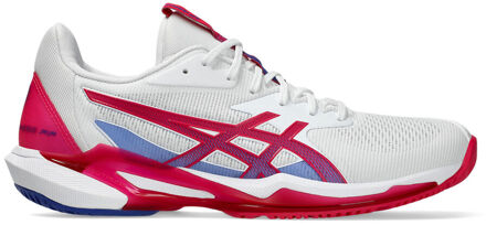 ASICS Solution Speed FF 3 Tennisschoenen Dames-Wit,Berry - 37,37.5,40,43.5