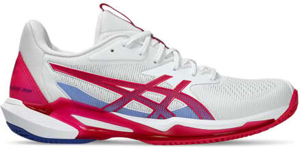 ASICS Solution Speed FF 3 Tennisschoenen Dames-Wit,Berry - 39.5