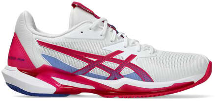 ASICS Solution Speed FF 3 Tennisschoenen Dames-Wit,Berry - 43.5