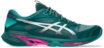 ASICS Solution Speed FF 4 Allcourt schoen Heren-petrolblauw, pink - 46.5