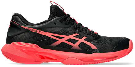 ASICS Solution Speed FF 4 Clay Tennisschoenen Dames-zwart, neonroze - 38