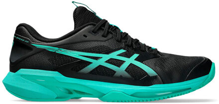 ASICS Solution Speed FF 4 Tennisschoenen Heren-zwart, turkoois - 40.5,42,42.5,43.5,44,44.5,45,46,46.5,47,48,49,50.5