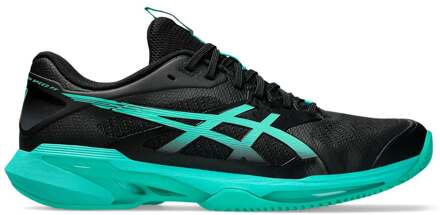 ASICS Solution Speed FF 4 Tennisschoenen Heren-zwart, turkoois - 42.5