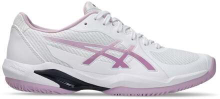 ASICS Solution Swift FF 2 Tennisschoenen Dames-Wit,Oud Roze - 42.5