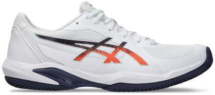 ASICS Solution Swift FF 2 Tennisschoenen Heren-Wit,Oranje - 46.5