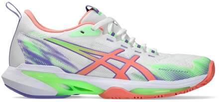 ASICS SONICSMASH FF Padel schoen Dames-wit, neongroen - 44