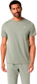 ASICS Spiral Embroidery Hardloopshirt Heren-groen - S,M,L,XL,XXL