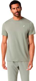 ASICS Spiral Embroidery Hardloopshirt Heren-groen - XL