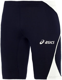 ASICS Sprinter Kinderen Navy Wielershort Blauw - 2XL