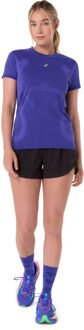 ASICS Superblast Shirt Split Short Set Dames donkerblauw