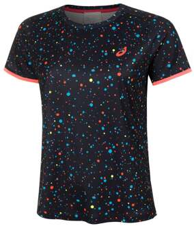 ASICS T-shirt Dames-Donkerblauw - S