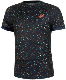 ASICS T-shirt Heren-Donkerblauw - S