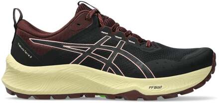 ASICS Trabuco Terra 3 Trailschoen Dames-zwart, donkerrood - 37.5