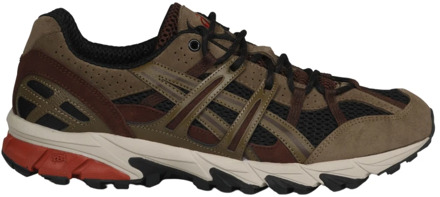 ASICS Trail-geïnspireerde sneakers van mesh en suède Asics , Black , Heren - 41 1/2 Eu,44 1/2 Eu,43 Eu,44 Eu,42 1/2 EU