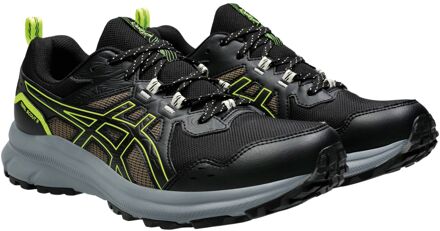 ASICS Trail Scout 3 Trailrunningschoenen Heren zwart - limegroen - 41 1/2