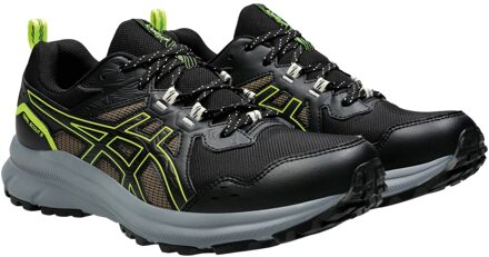 ASICS Trail Scout 3 Trailrunningschoenen Heren zwart - limegroen - 42