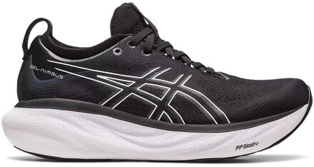 ASICS Women's GEL-NIMBUS 25 Running Shoes - Black/Pure Silver - UK 5.5