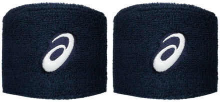 ASICS Wrist Band Pair Zweetband donkerblauw - os