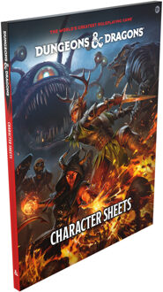 Asmodee Dungeons & Dragons 5.0 - Characters Sheets 2024 Boek