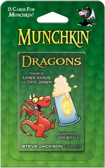 Asmodee Munchkin Dragons booster pack d10