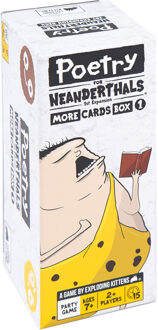 Asmodee Poetry for Neanderthals Expansion More Cards Box 1 Partyspel