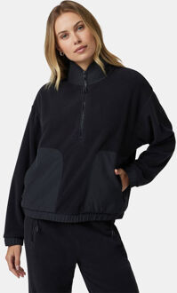 Aspen Fleece Half Zip Fleecetrui Dames Zwart - M