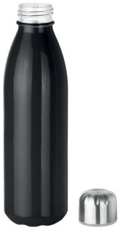 Aspen glazen 650ml waterfles Zwart - One size