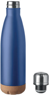 Aspen kurk dubbelwandige 500ml waterfles Blauw - One size