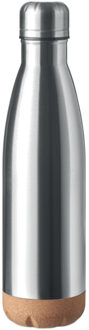 Aspen kurk dubbelwandige 500ml waterfles Bruin - One size