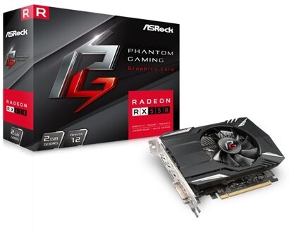 Asrock 90-GA0500-00UANF videokaart Radeon RX 550 2 GB GDDR5