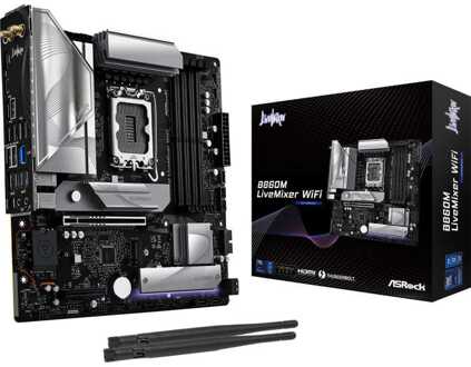 Asrock B860M LiveMixer WiFi Moederbord