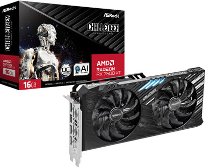 Asrock Radeon RX 7600 XT Challenger 16GB OC Grafische kaart