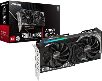 Asrock Radeon RX 9060 XT Challenger OC 8GB Grafische kaart