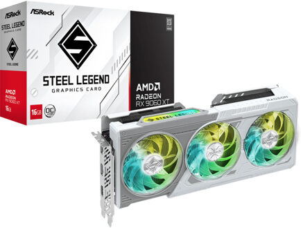 Asrock Radeon RX 9060 XT Steel Legend OC 16GB Grafische kaart