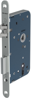 Assa abloy 2430 Deurslot | DM60mm | PC72mm | krukgat 8mm | voorplaat RVS 20x235mm afgerond | fluisterdagschoot | DR 1+3 - 7262660