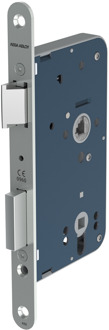 Assa abloy 2486 Toilet/badkamerdeurslot | DM50mm | WC72mm | krukgat 8mm | voorplaat RVS 24x235mm afgerond | DR 1+3/2+4 - 10025251