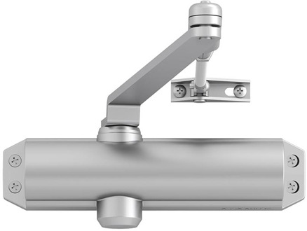 Assa abloy DC120 Deurdranger EN 2/3 | inclusief schaararm | kleur zilver EV1. | 180-15 ° - 10037201