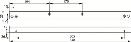 Assa abloy DCA116 Hoekmontageplaat voor DCG460 en DCG464 - 10027528