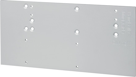 Assa abloy DCA121 Tandemset DC300 | inclusief montageplaat | verlengde as en bevestigingset | kleur zilver EV1 - 10027531