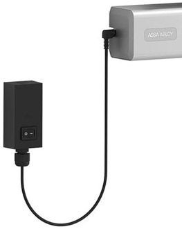 Assa abloy DCA189 Aansluitbox met kabel voor deurbladmontage van DC700FM | kleur zwart - A000127627